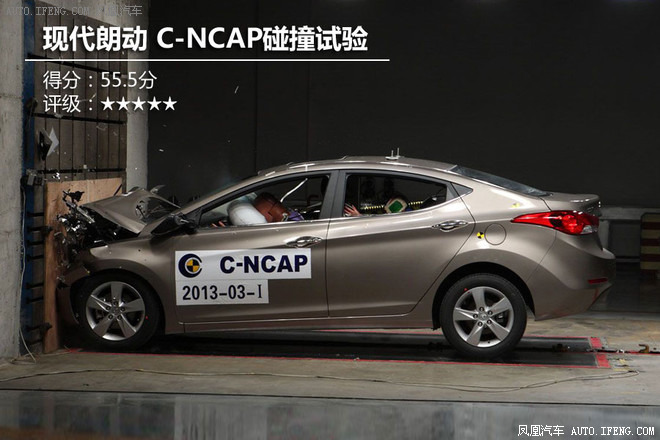 现代朗动与竞争车型 c-ncap碰撞测试评分对比 车型 现代朗动 大众宝来