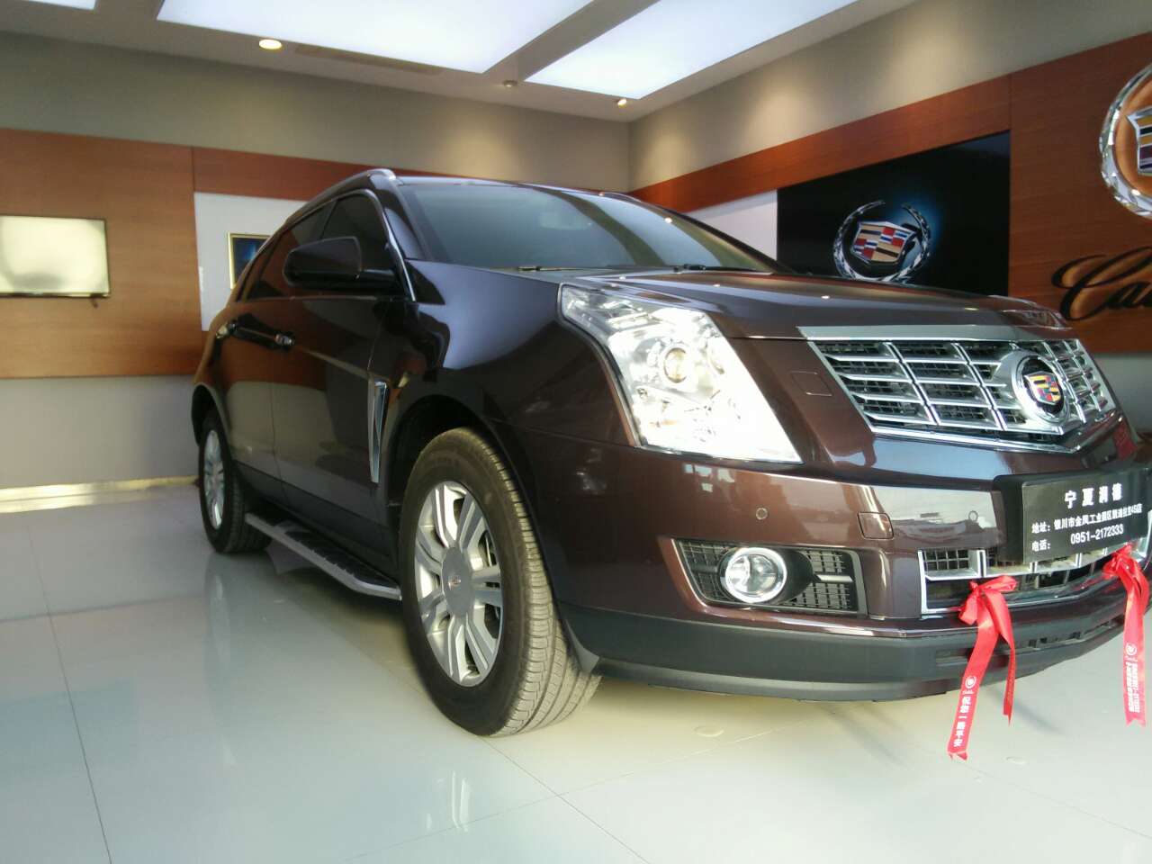 润德凯迪拉克srx(进口)褐棕到店啦